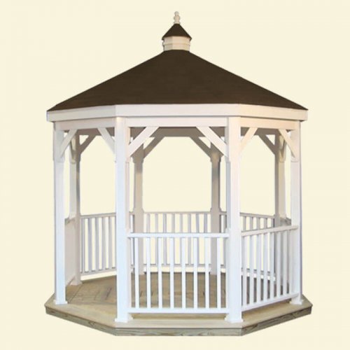 10 foot vinyl gazebo in a box