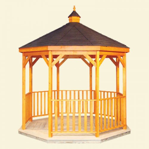 10 foot wood gazebos