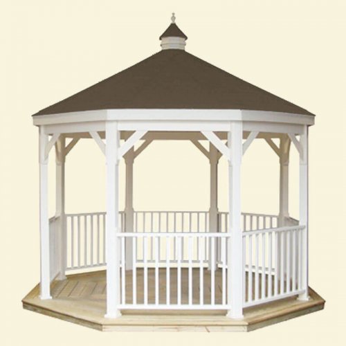 12 Foot Vinyl Gazebo-in-a-box