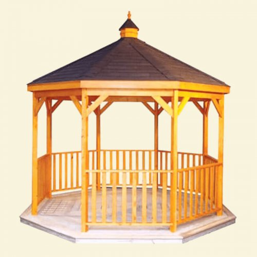 12 Foot Wood Gazebo-in-a-Box