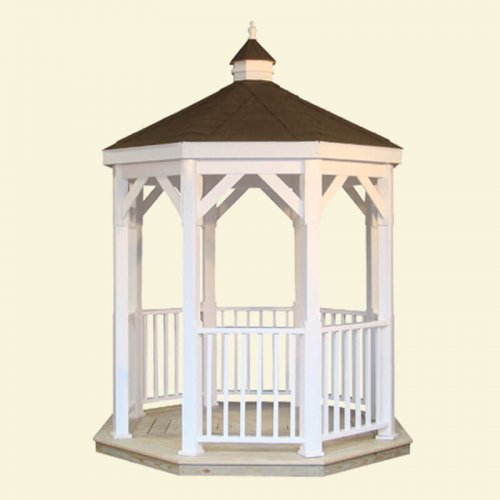 8 foot vinyl gazebo in a box