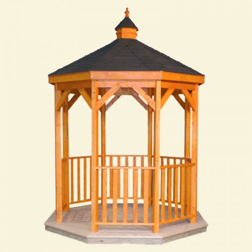 8 foot wood gazebo in a box