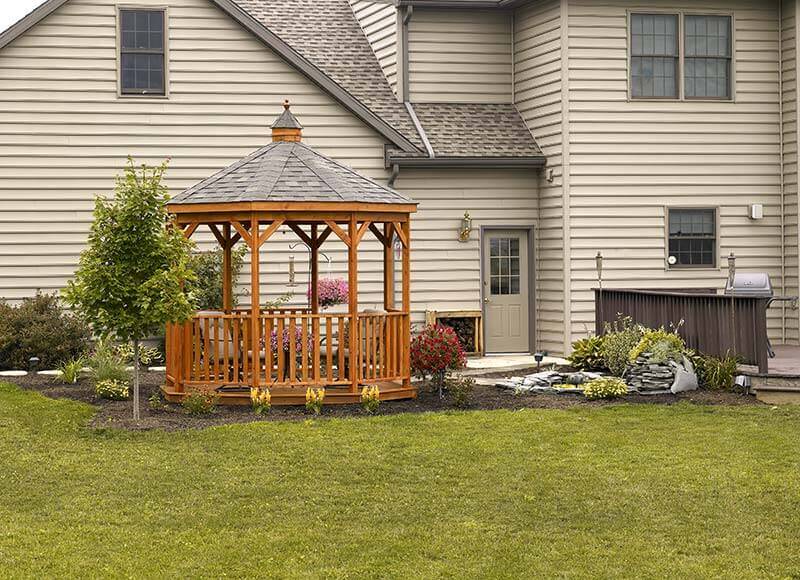 12' wood gazebo-in-a-box