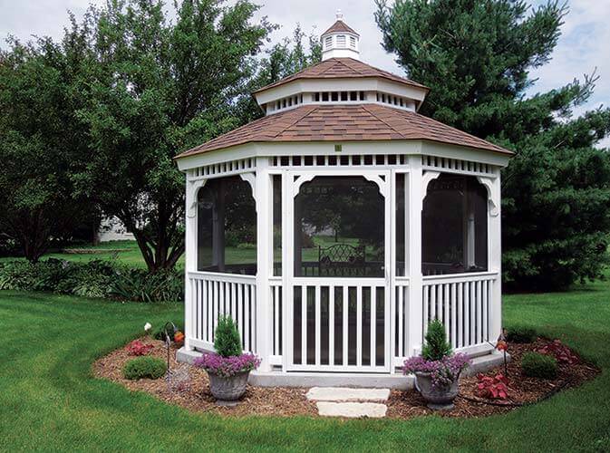 vinyl gazebos