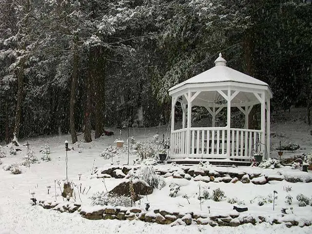 snow gazebos