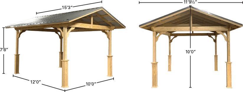 Pavilion in a Box Measurements