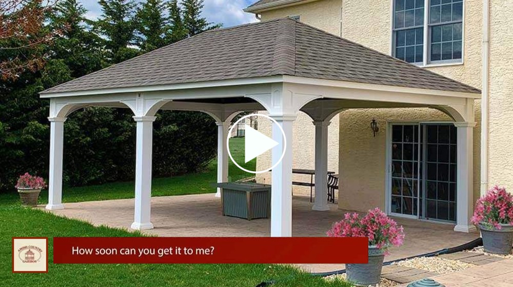 Vinyl Pavilions Amish Country Gazebos FAQ