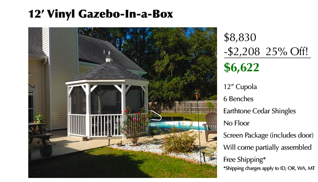 ACG Gazebo in a Box Stock Unit